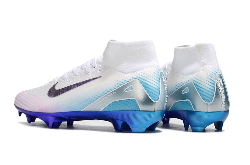 Mercurial AirZoom High-Top Soccer Cleats White