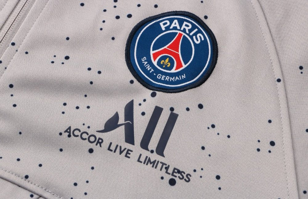 PSG Dark Gray and Blue Premium Tracksuit