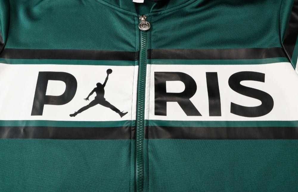 PSG Dark Green and White Premium Tracksuit