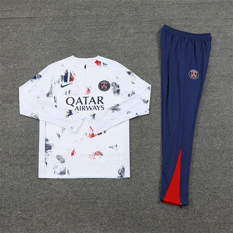 PSG "Parisian Frost" White Premium Tracksuit